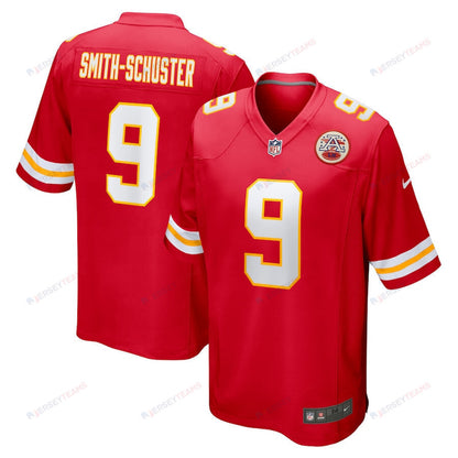 JuJu Smith-Schuster 9 Kansas City Chiefs Game Men Jersey - Red Jersey