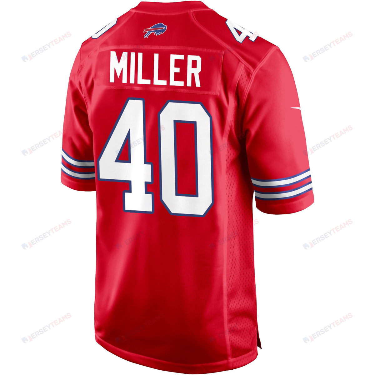 Buffalo Bills Von Miller 40 Alternate Game Jersey - Red Jersey