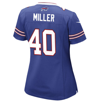 Von Miller 40 Buffalo Bills Women's Game Jersey - Royal Jersey