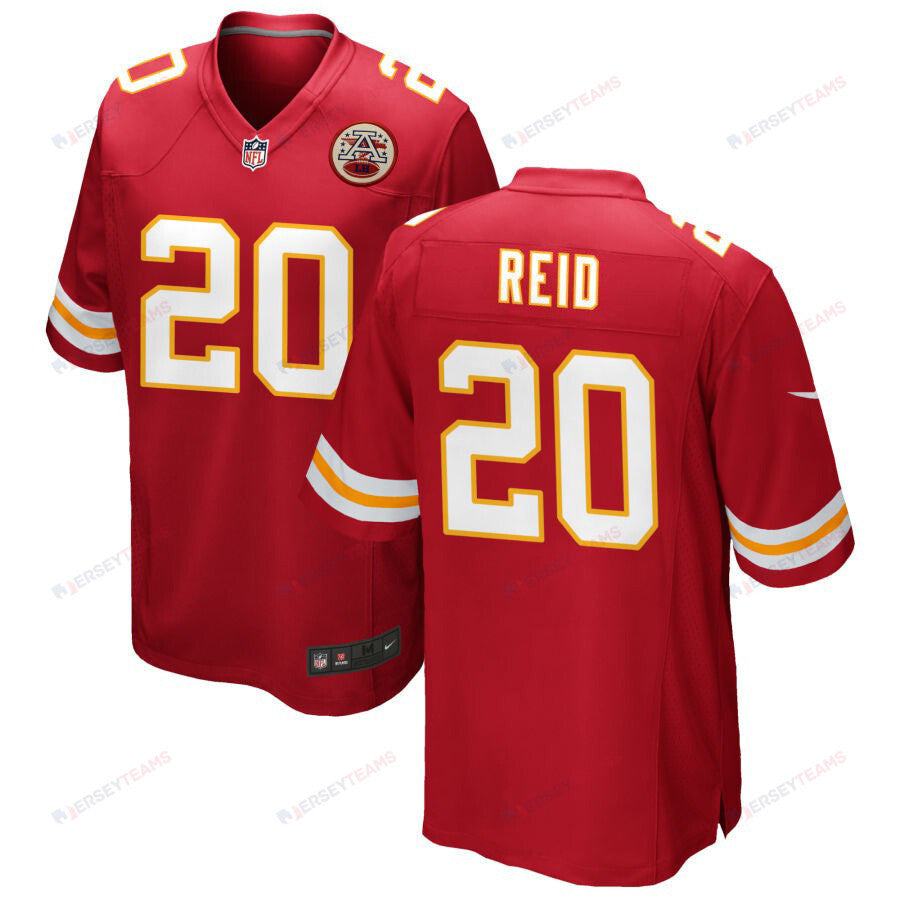 Kansas City Chiefs Justin Reid 20 Game Player Jersey - Red Jersey