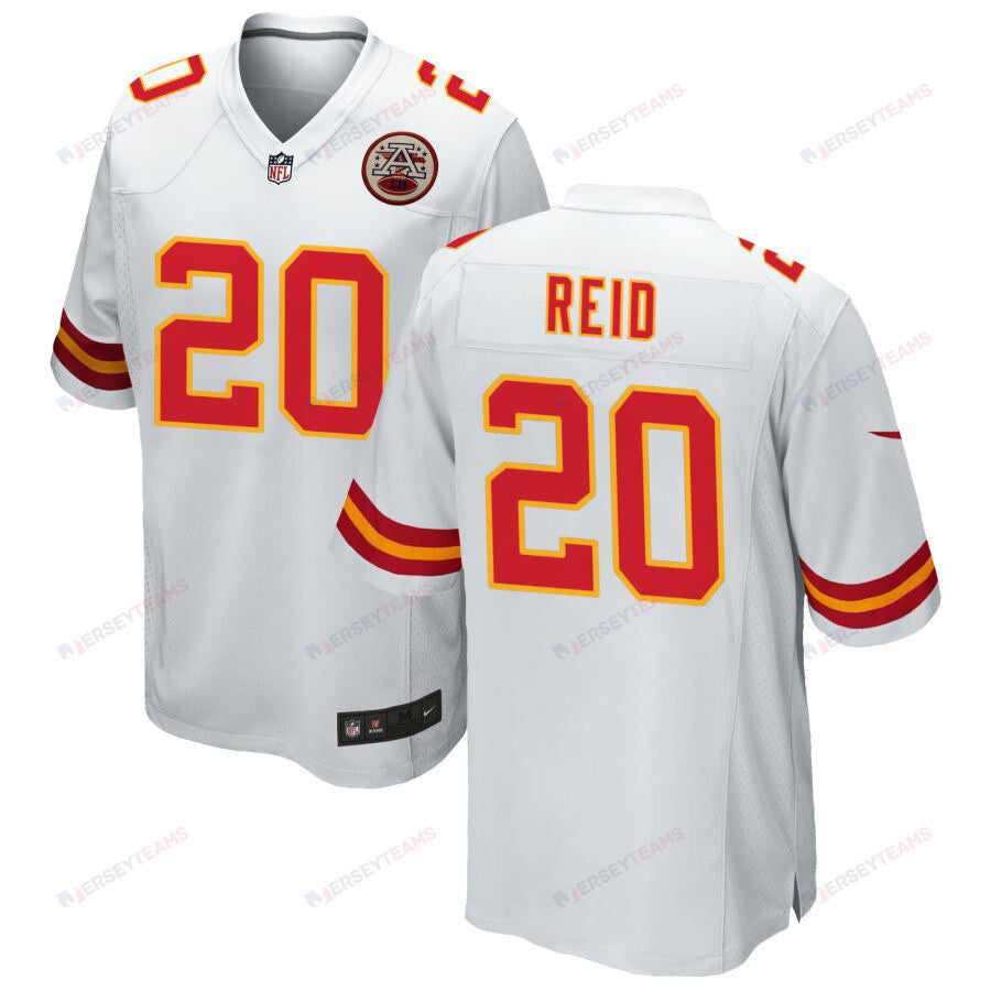 Kansas City Chiefs Justin Reid 20 Game Player Jersey - White Jersey