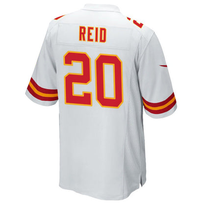 Kansas City Chiefs Justin Reid 20 Game Player Jersey - White Jersey
