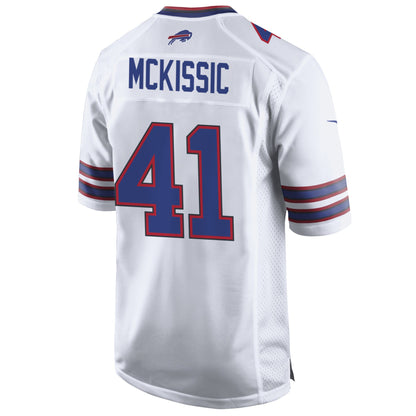 Buffalo Bills J.D. McKissic 41 Game Jersey - White Jersey