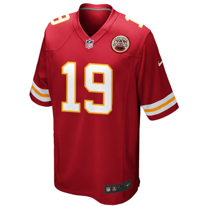 Kansas City Chiefs JuJu Smith-Schuster 19 Game Jersey - Red Jersey