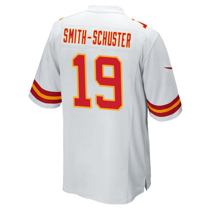 Kansas City Chiefs JuJu Smith-Schuster 19 Game Jersey - White Jersey