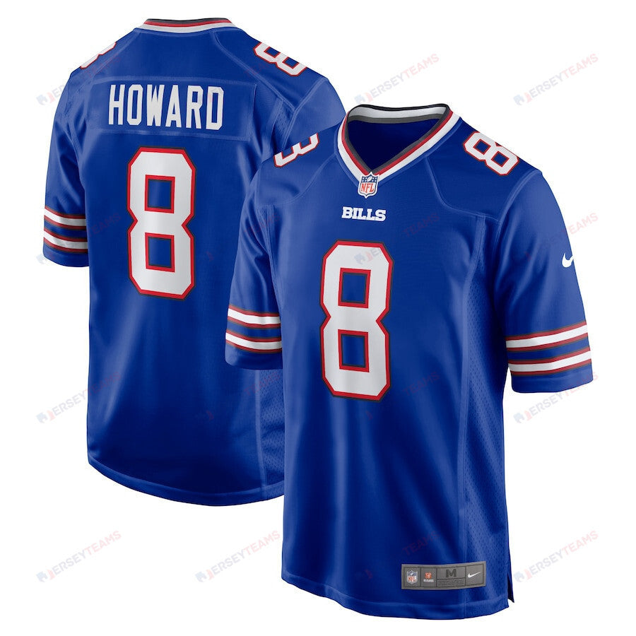 O.J. Howard 8 Buffalo Bills Player Game Men Jersey - Royal Jersey