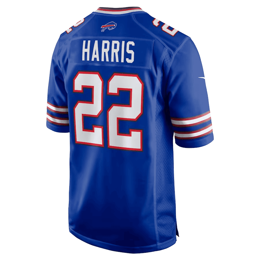Damien Harris 22 Buffalo Bills Men Game Jersey - Royal