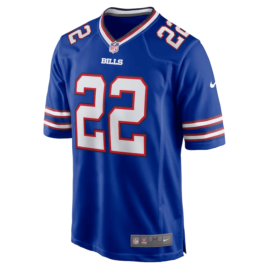 Damien Harris 22 Buffalo Bills Men Game Jersey - Royal