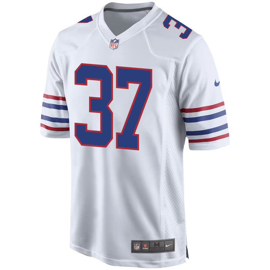 Damien Harris 37 Buffalo Bills Men Game Jersey - White