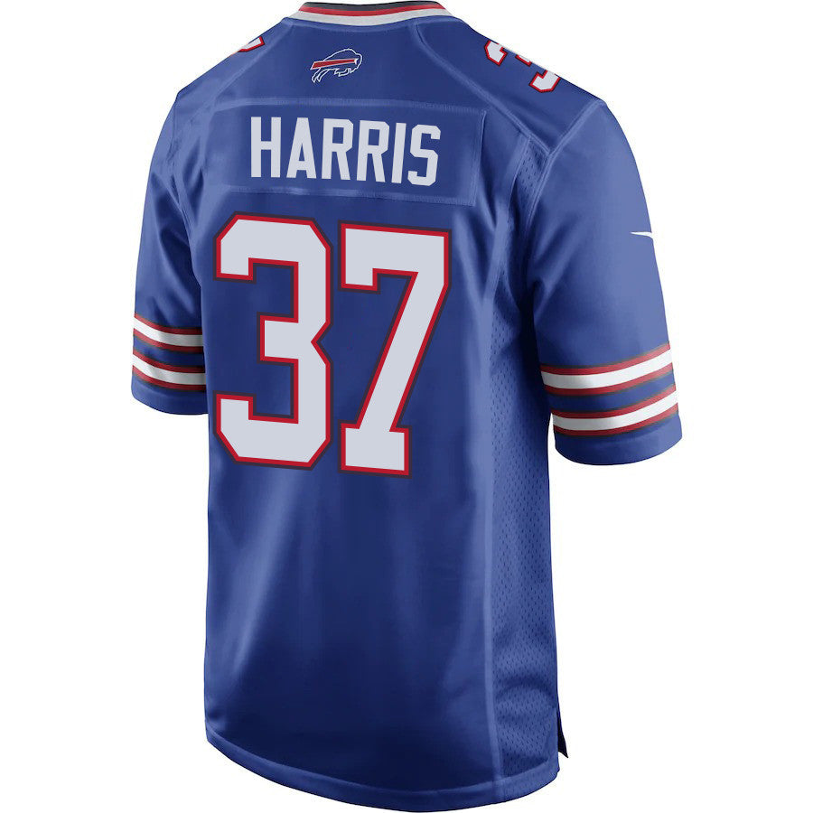 Damien Harris 37 Buffalo Bills Men Game Jersey - Royal