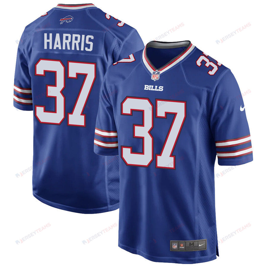 Damien Harris 37 Buffalo Bills Men Game Jersey - Royal