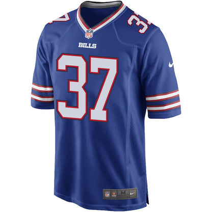 Damien Harris 37 Buffalo Bills Men Game Jersey - Royal