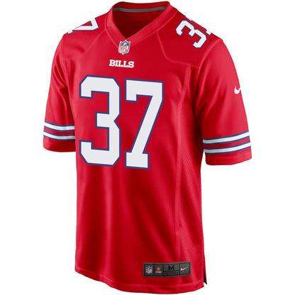 Damien Harris 37 Buffalo Bills Men Alternate Game Jersey - Red