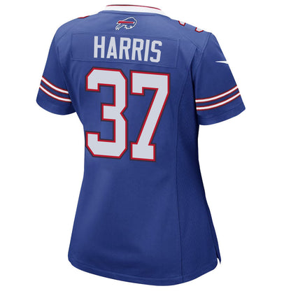 Damien Harris 37 Buffalo Bills Women Game Jersey - Royal