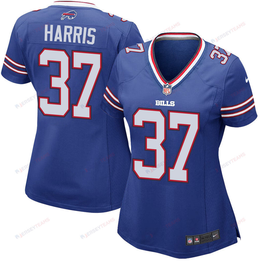 Damien Harris 37 Buffalo Bills Women Game Jersey - Royal