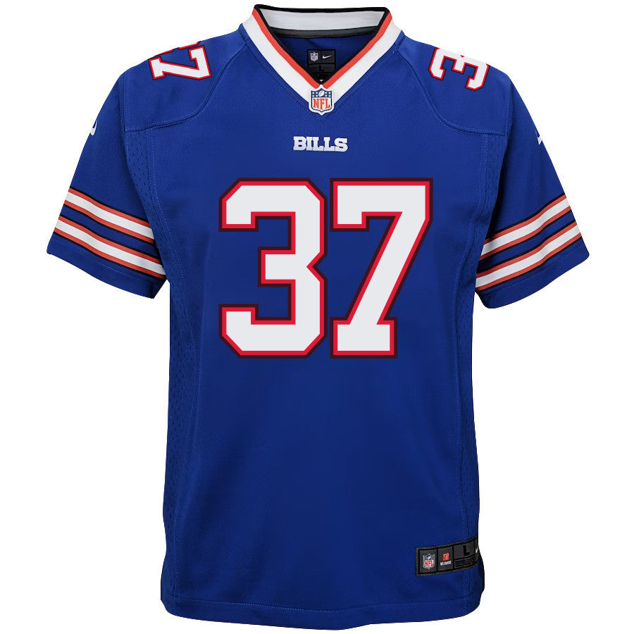 Damien Harris 37 Buffalo Bills Youth Game Jersey - Royal
