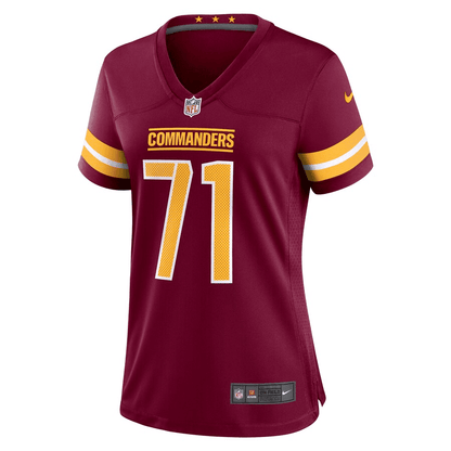 Andrew Wylie 71 Washington Commanders Women Game Jersey - Burgundy