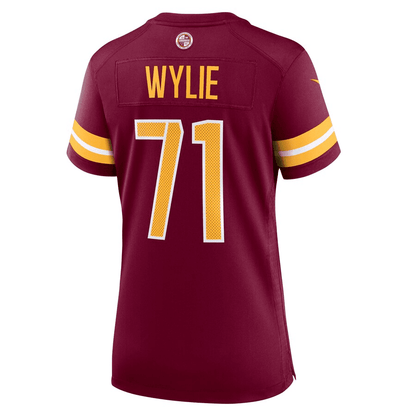 Andrew Wylie 71 Washington Commanders Women Game Jersey - Burgundy