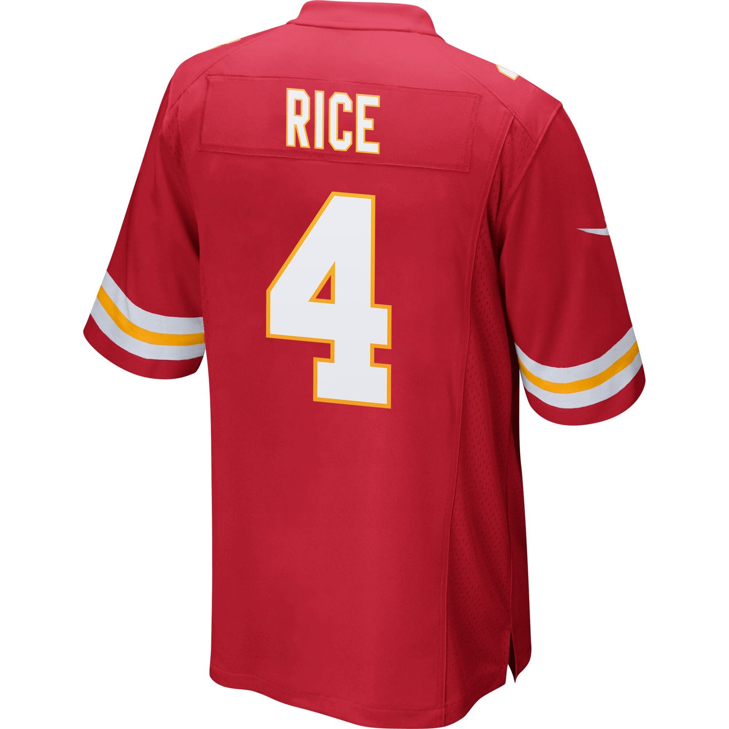 Rashee Rice 4 Kansas City Chiefs Game Jersey - Men, Red
