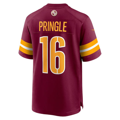 Byron Pringle 16 Washington Commanders Game Men Jersey - Burgundy