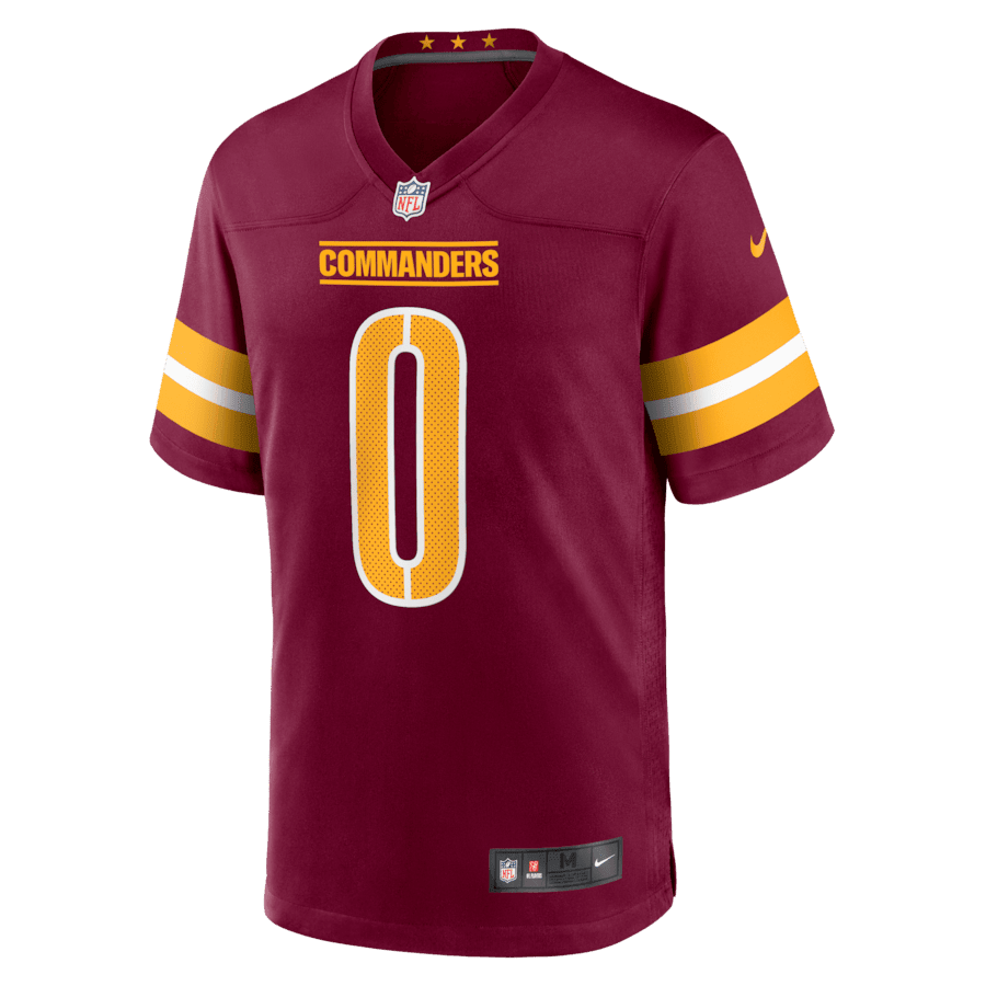 Colby Wadman 0 Washington Commanders Game Men Jersey - Burgundy