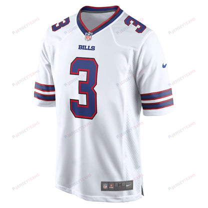 Damar Hamlin 3 Buffalo Bills Game Men Jersey - White