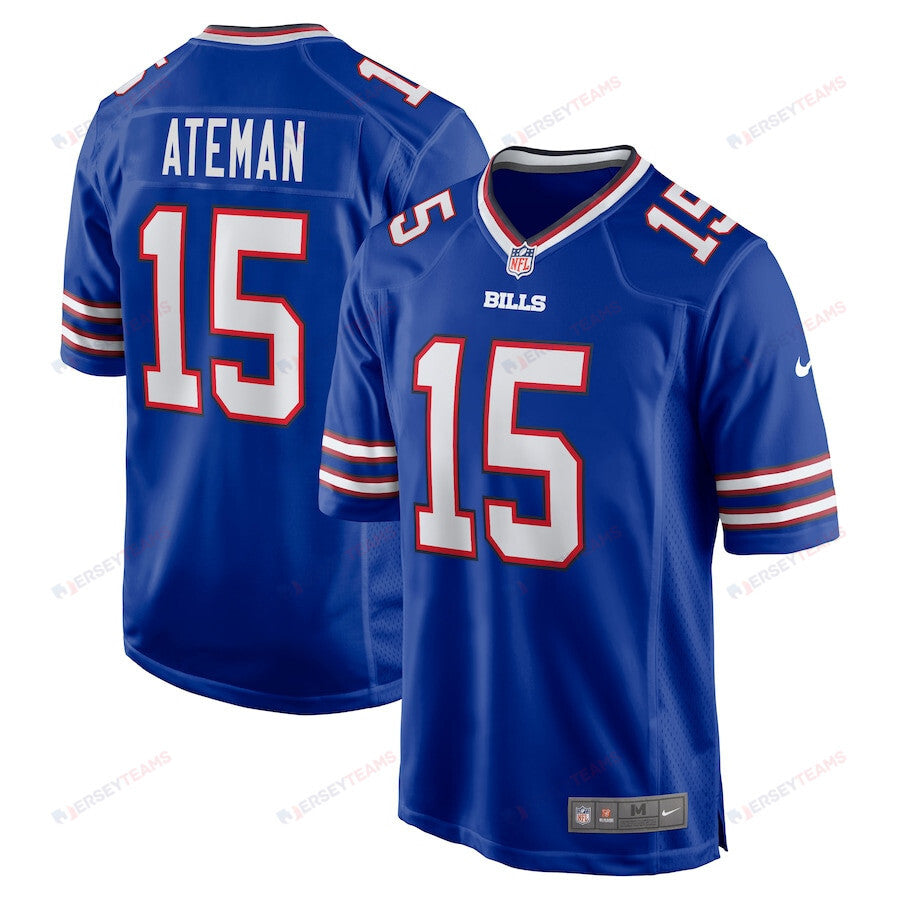 Marcell Ateman 15 Buffalo Bills Team Game Men Jersey - Royal