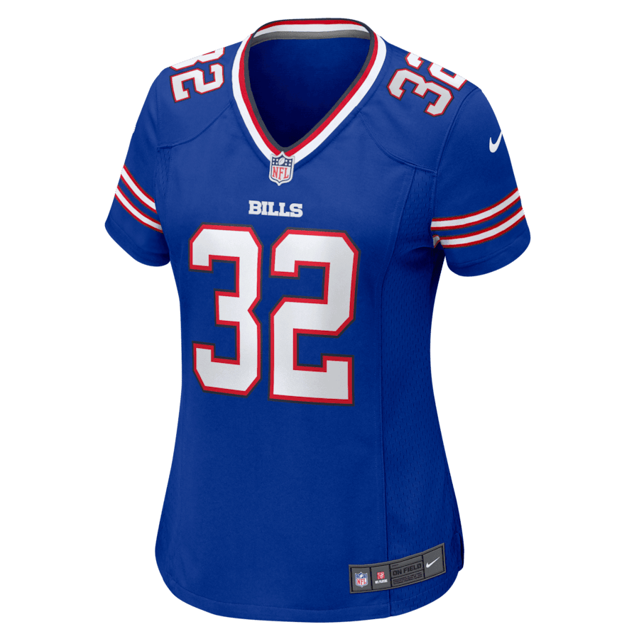 Kyron Brown 32 Buffalo Bills Women's Game Jersey - Royal