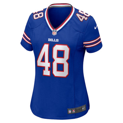 Joel Wilson 48 Buffalo Bills Women's Team Game Jersey - Royal