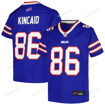 Dalton Kincaid 86 Buffalo Bills YOUTH Game Jersey - Royal