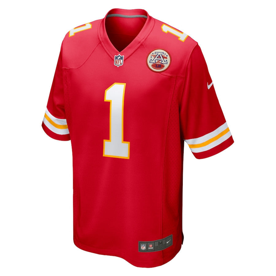 Number 1 Dad Kansas City Chiefs Game Men Jersey - Red