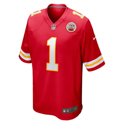 Number 1 Dad Kansas City Chiefs Game Men Jersey - Red