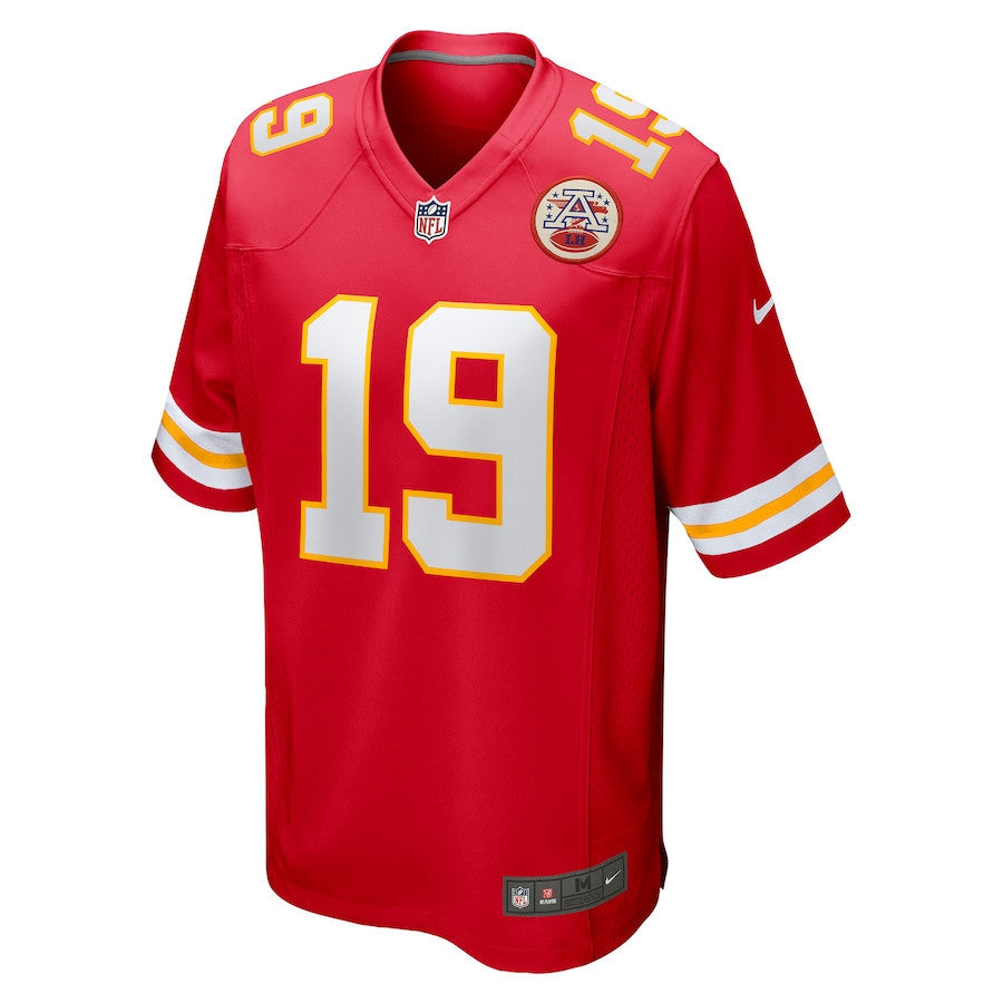 Kadarius Toney 19 Kansas City Chiefs Game Men Jersey - Red