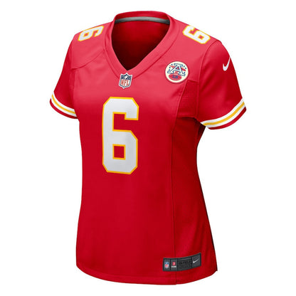 Bryan Cook 6 Kansas City Chiefs Game Women Jersey - Red