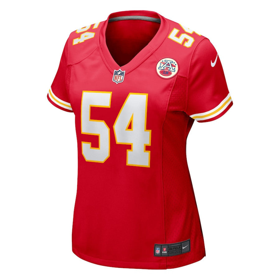 Leo Chenal 54 Kansas City Chiefs Game Women Jersey - Red