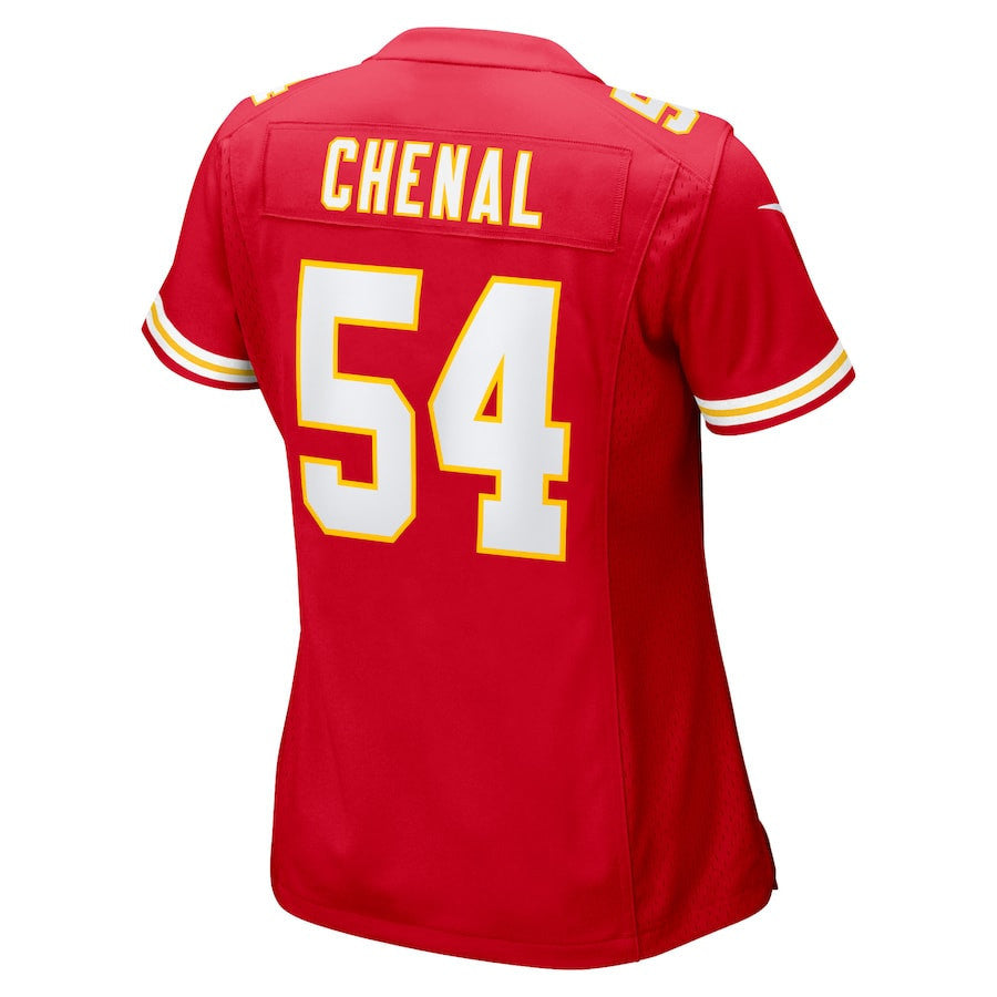Leo Chenal 54 Kansas City Chiefs Game Women Jersey - Red
