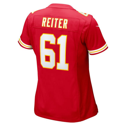 Austin Reiter 61 Kansas City Chiefs Game Women Jersey - Red
