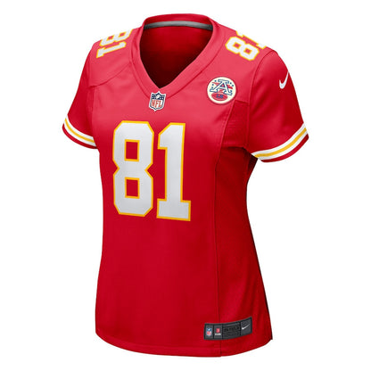 Blake Bell 81 Kansas City Chiefs Game Women Jersey - Red