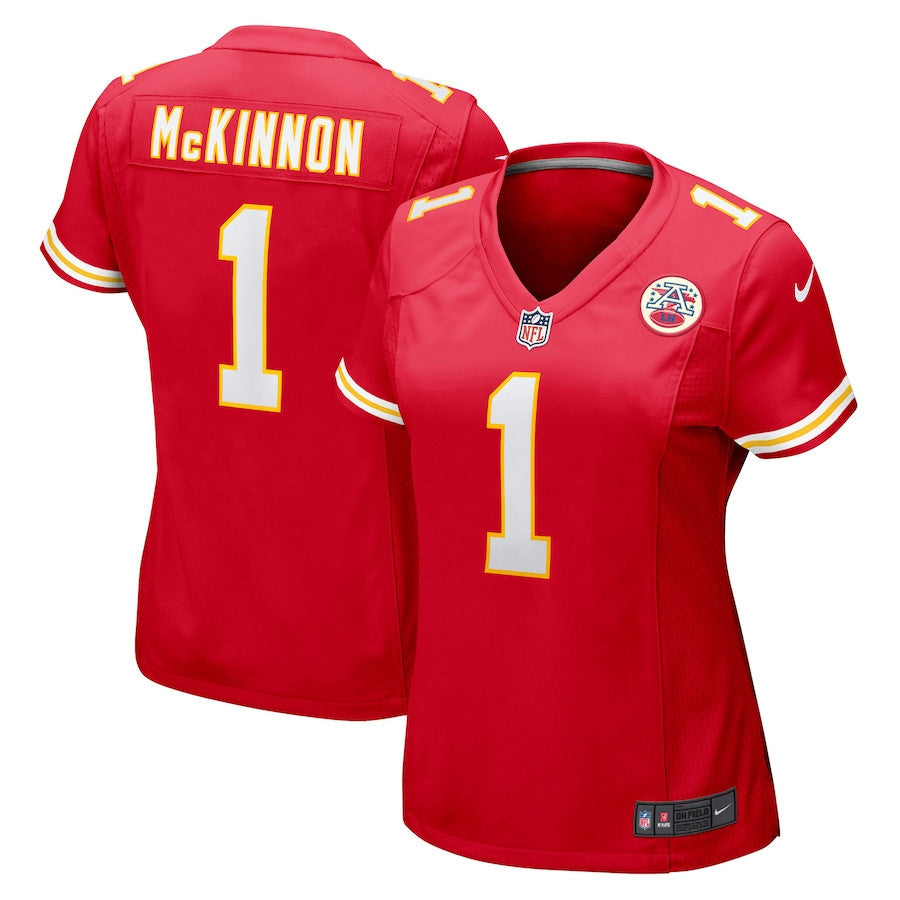 Jerick McKinnon Kansas City Chiefs Women's Game Player Jersey - Red Jersey
