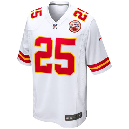 Clyde Edwards-Helaire 25 Kansas City Chiefs Game Men Jersey - White