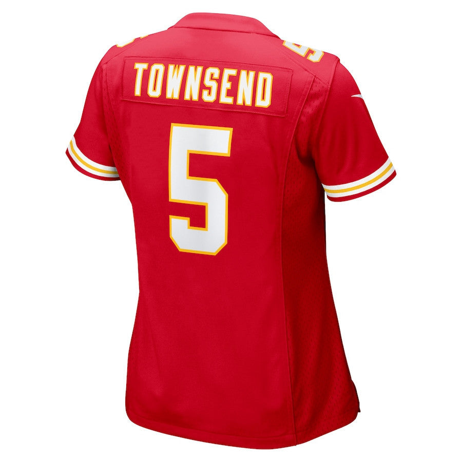 Tommy Townsend 5 Kansas City Chiefs Game Women Jersey - Red