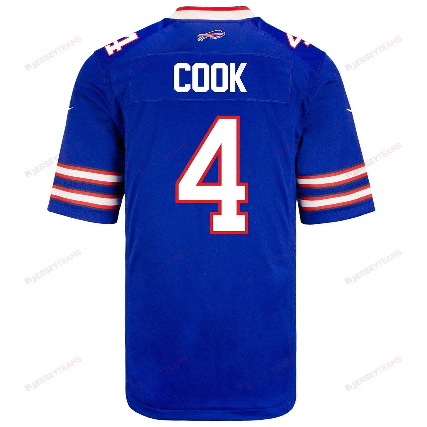 James Cook 4 Buffalo Bills Men Home Game Jersey - Royal