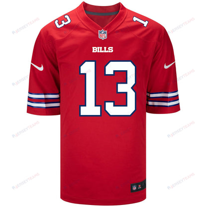 Gabriel Davis 13 Buffalo Bills Men Alternate Game Jersey - Red