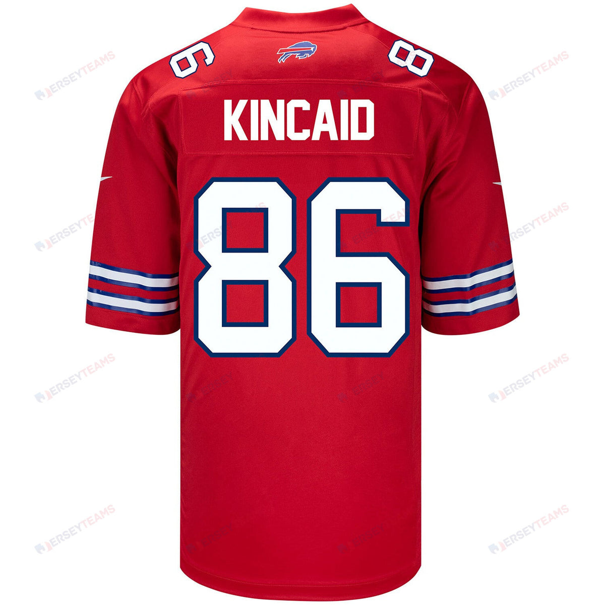 Dalton Kincaid 86 Buffalo Bills Men Alternate Game Jersey - Red