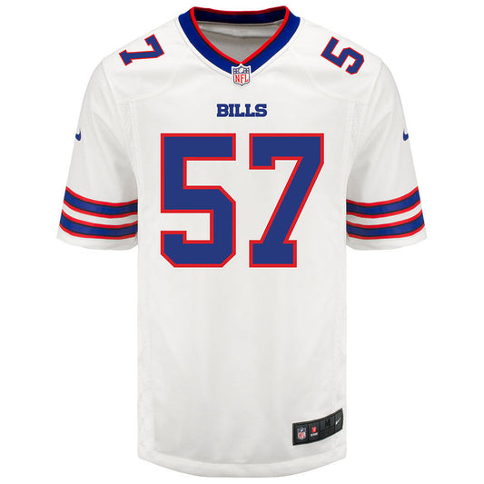 A.J. Epenesa 57 Buffalo Bills Men Away Game Jersey - White