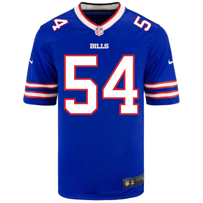 Baylon Spector 54 Buffalo Bills Men Home Game Jersey - Royal