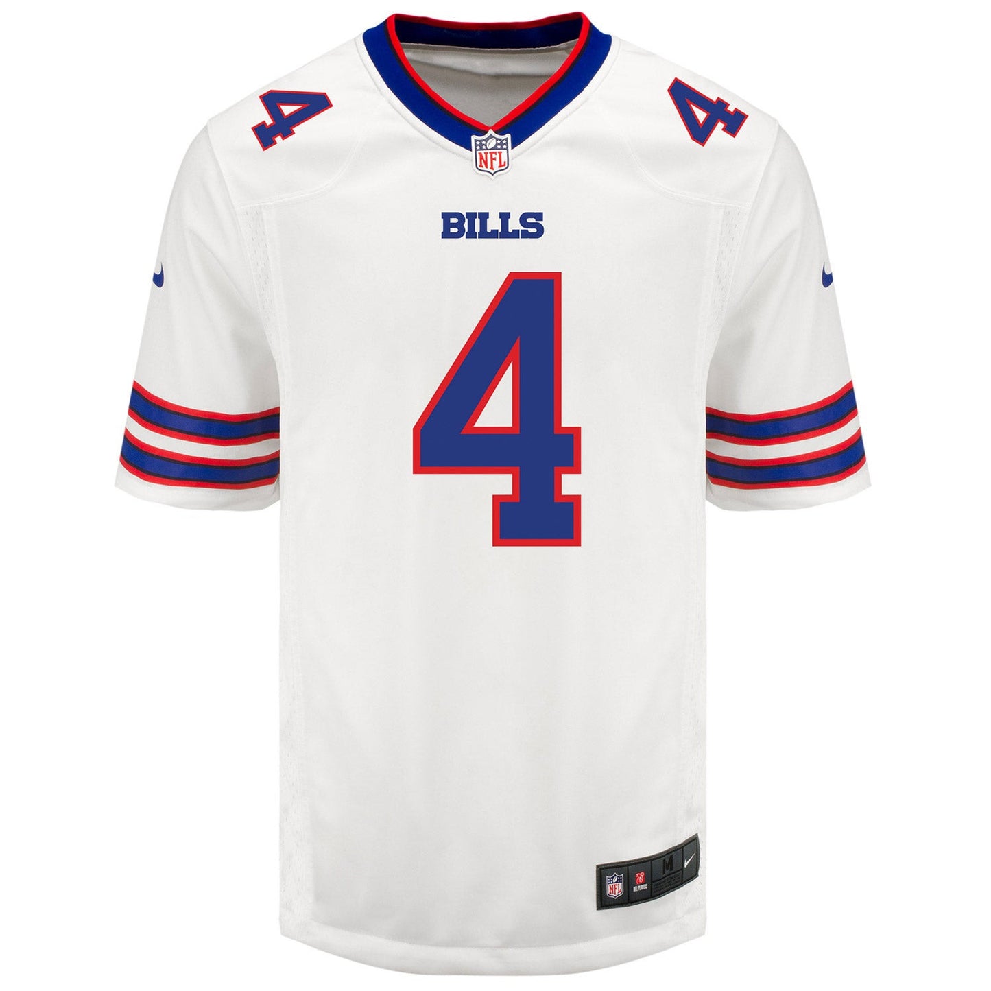 James Cook 4 Buffalo Bills Men Away Game Jersey - White