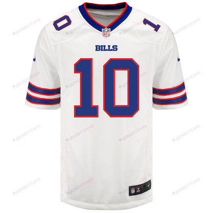 Khalil Shakir 10 Buffalo Bills Men Away Game Jersey - White