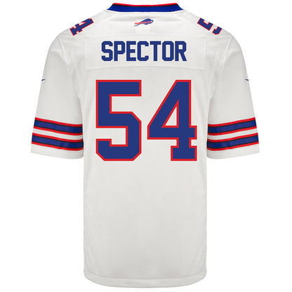 Baylon Spector 54 Buffalo Bills Men Away Game Jersey - White