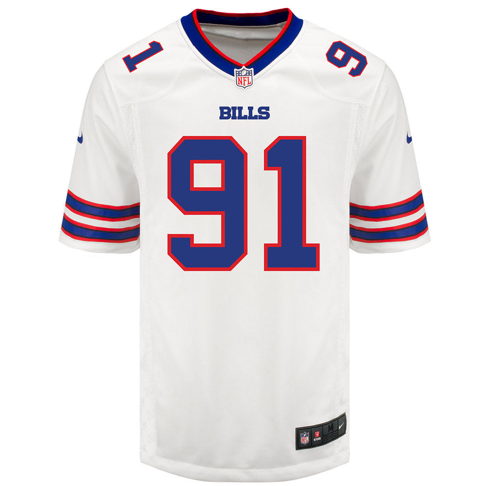 Ed Oliver 91 Buffalo Bills Men Away Game Jersey - White